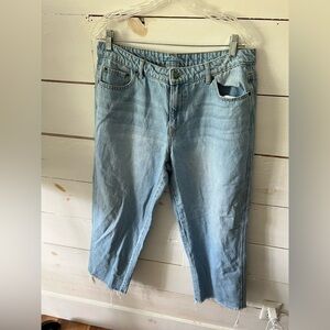 Future Collective women’s Light Blue Denim jeans, size 12, see pics, EUC, Target